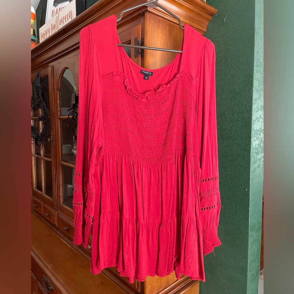 Long sleeve blouse